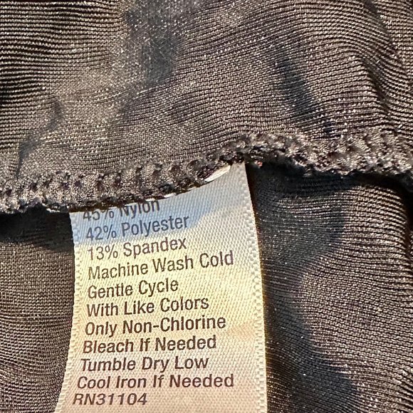 LARRY LEVINE PETITE - Stretch DENIM Skirt Sz 10P - BLUE - Picture 9 of 12